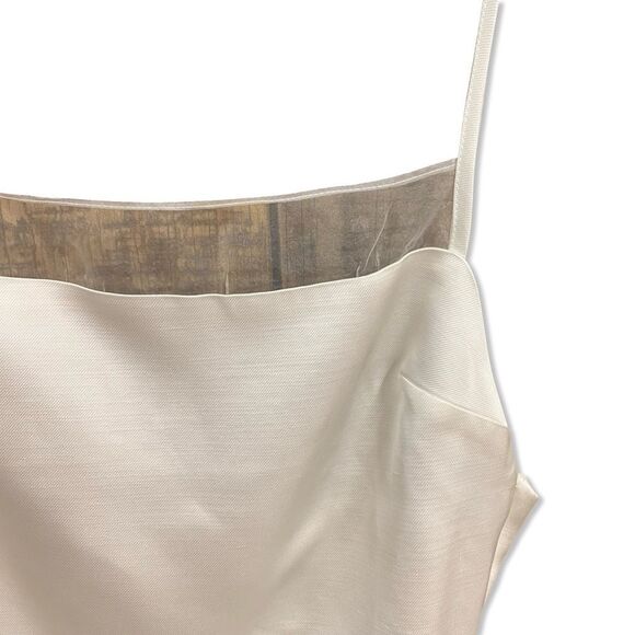 Amanda Uprichard London Dress Ivory white Mini Draped Revolve M - Picture 6 of 9